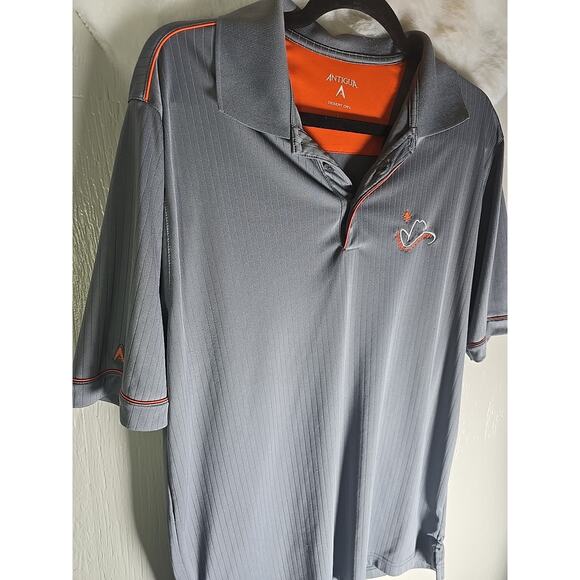 Antigua Golf Polo Shirt Mens Large Crooked River Ranch Performance Lightweight - Picture 2 of 7